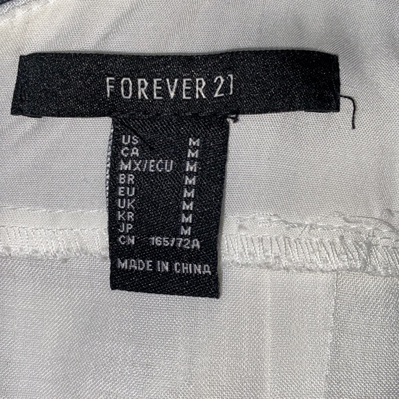 White romper with ruffles, open back - Picture 3 of 5